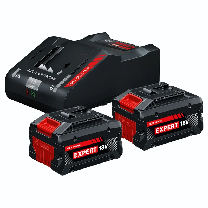 Bosch Starter-Set 2x EXBA18V-80 EXAL18V-160 Abverkauf