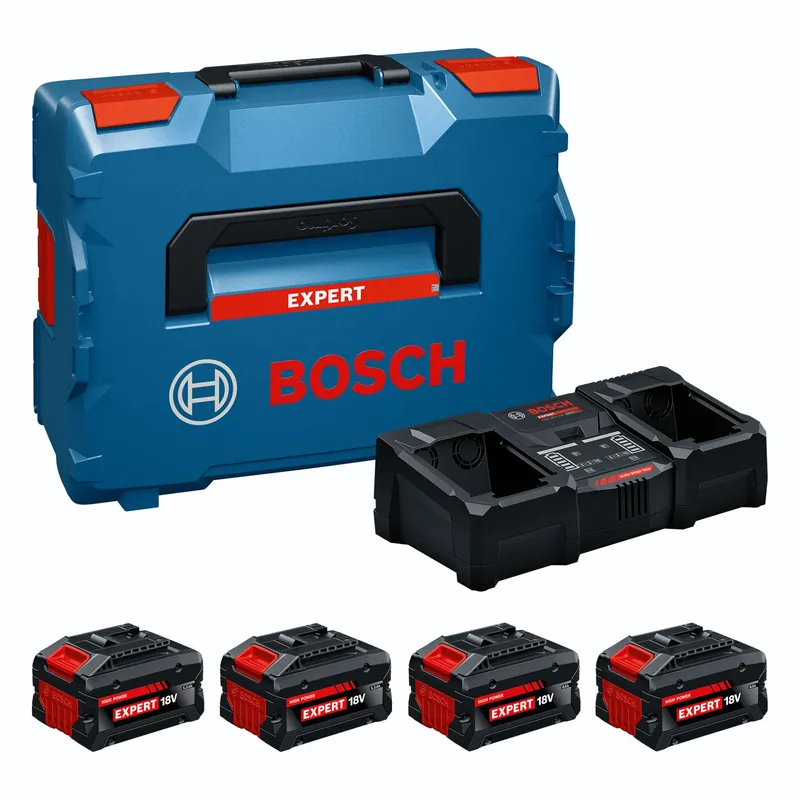 Bosch Starter-Set 2x EXBA18V-55 2x EXBA18V-80 + EXAL18V2-320 Direktkauf