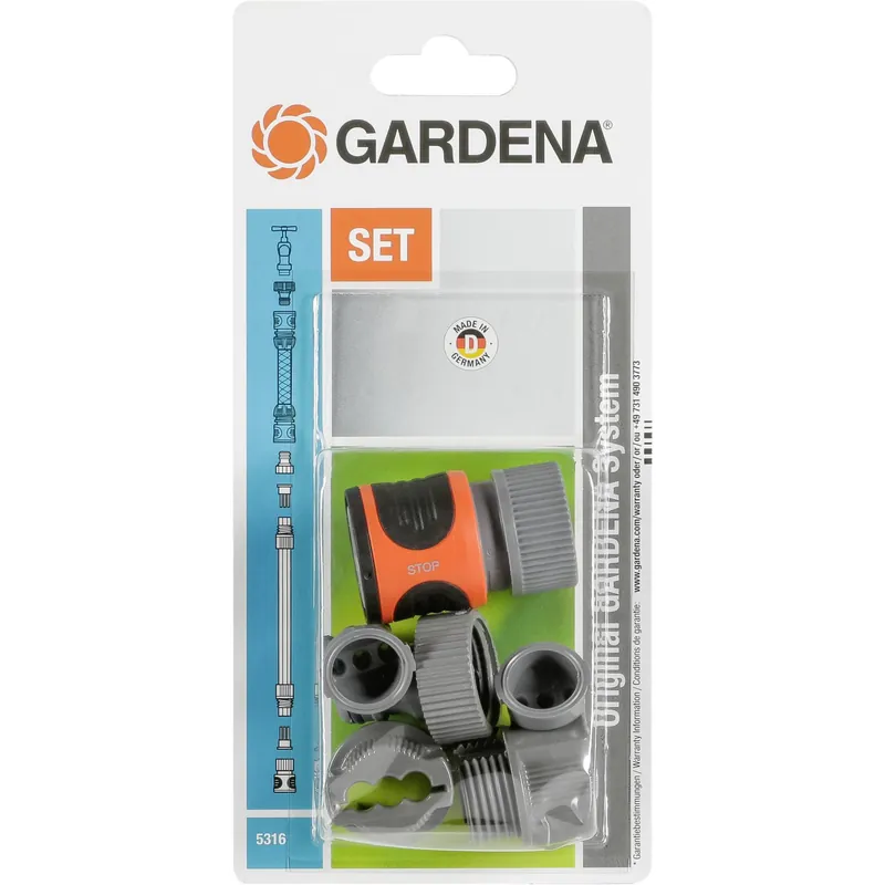 Gardena Schlauch-Regner- Anschluss Set Markenprodukt