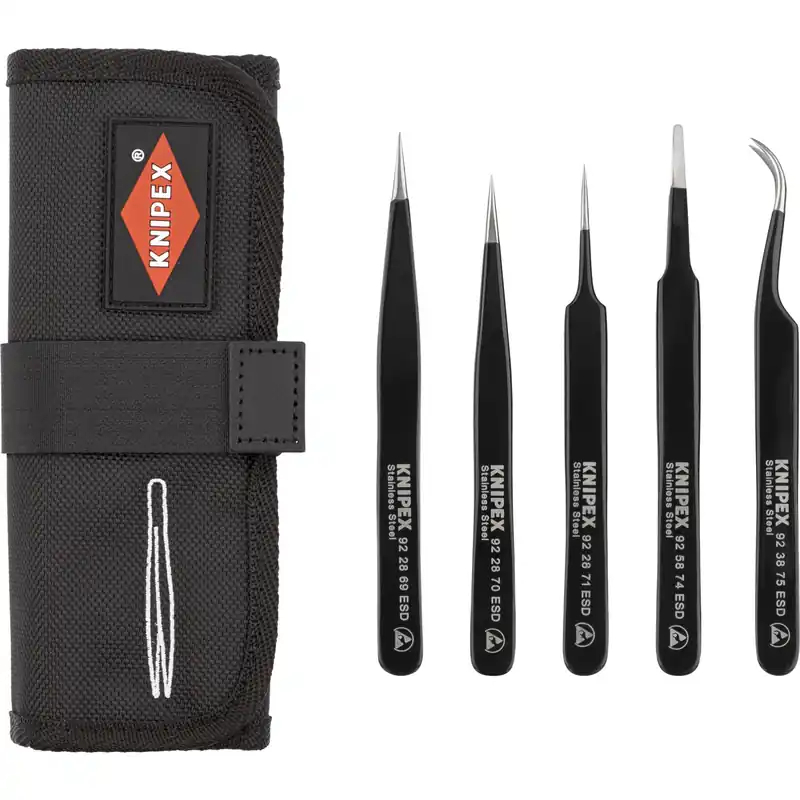 Sonderaktion KNIPEX Universalpinzetten-Set, ESD 5tlg