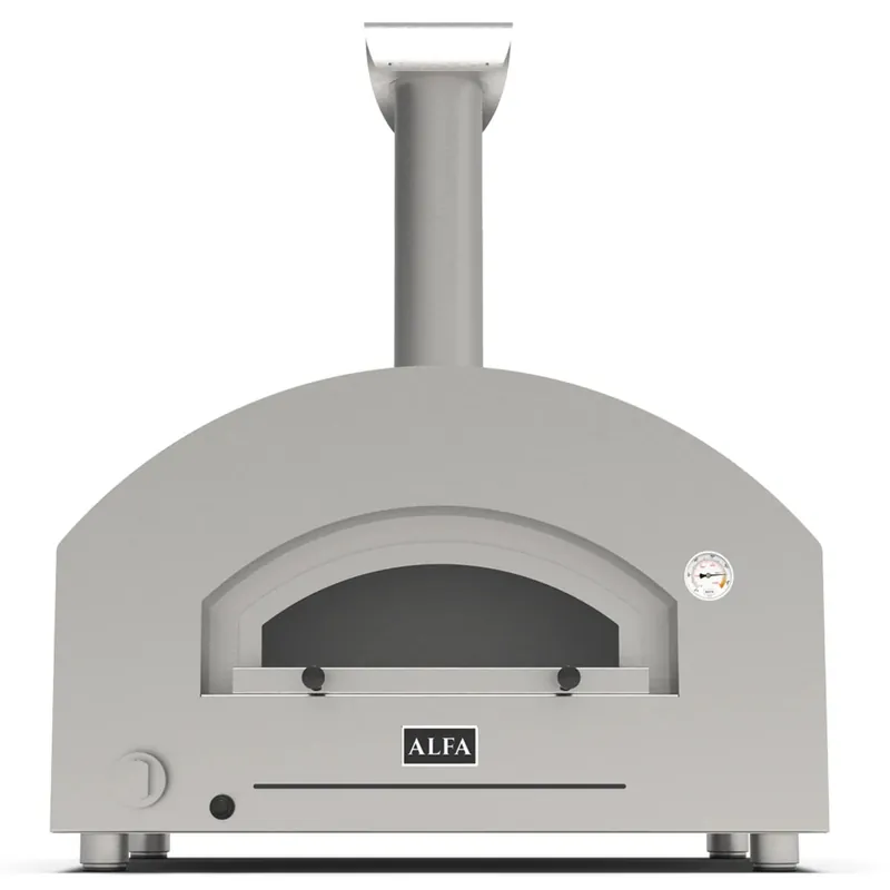 Beliebt Alfa Forni Futuro 2 Pizze Hybrid Silber Schwarz