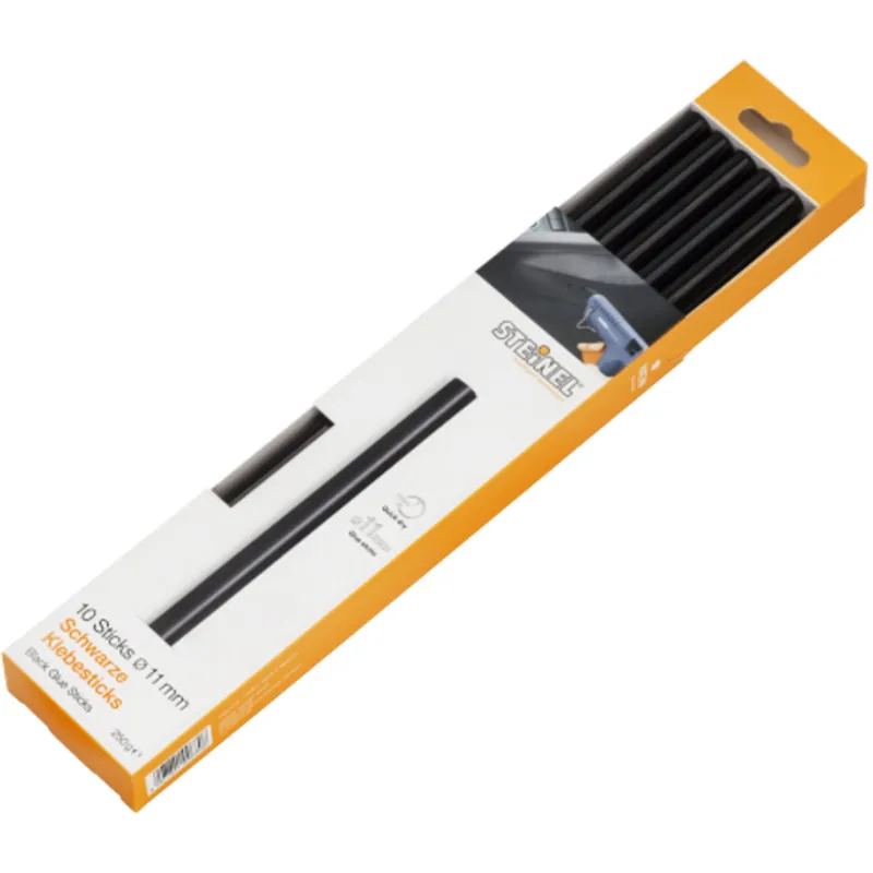 1x10 Steinel Klebesticks 11mm schwarz 250G Direkt Vom Hersteller