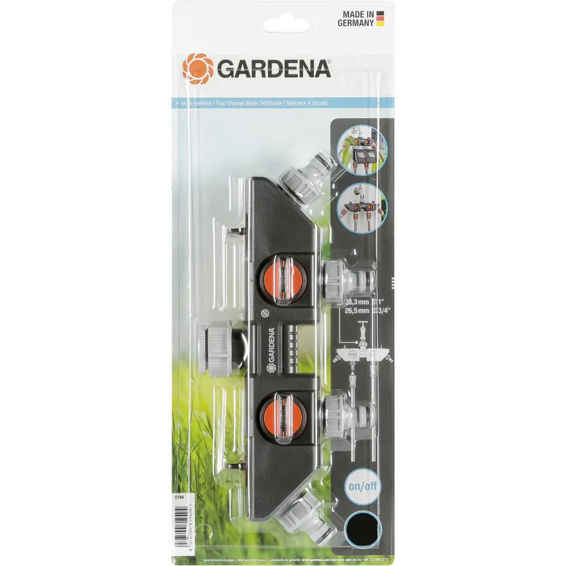 Gardena 4-Wege-Verteiler Expressversand