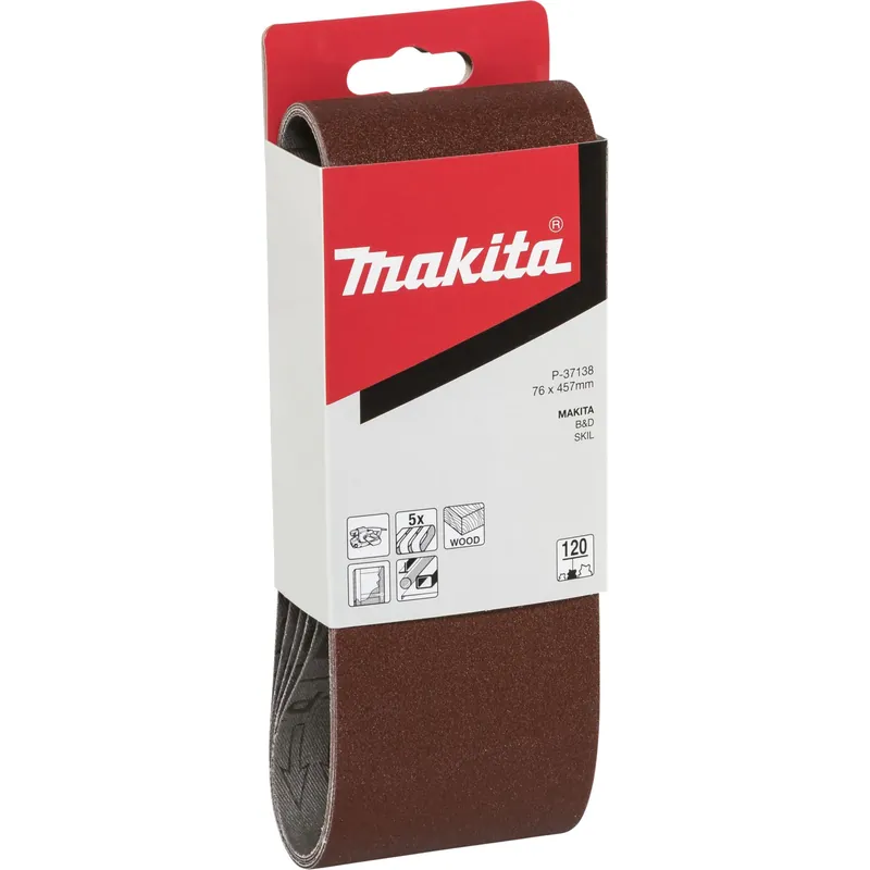 Makita Schleifband 76x457mm K120 Echt
