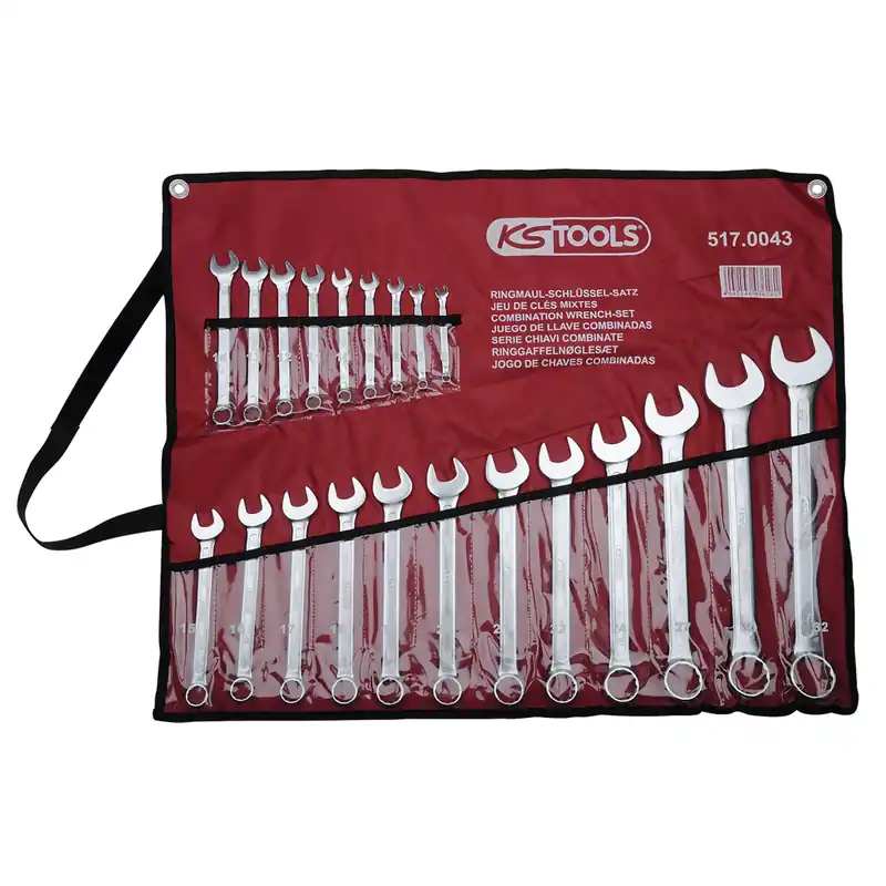 Saisonangebot KS Tools Ringmaulschlüssel-Satz abgewinkelt 21-tlg. 517.0043