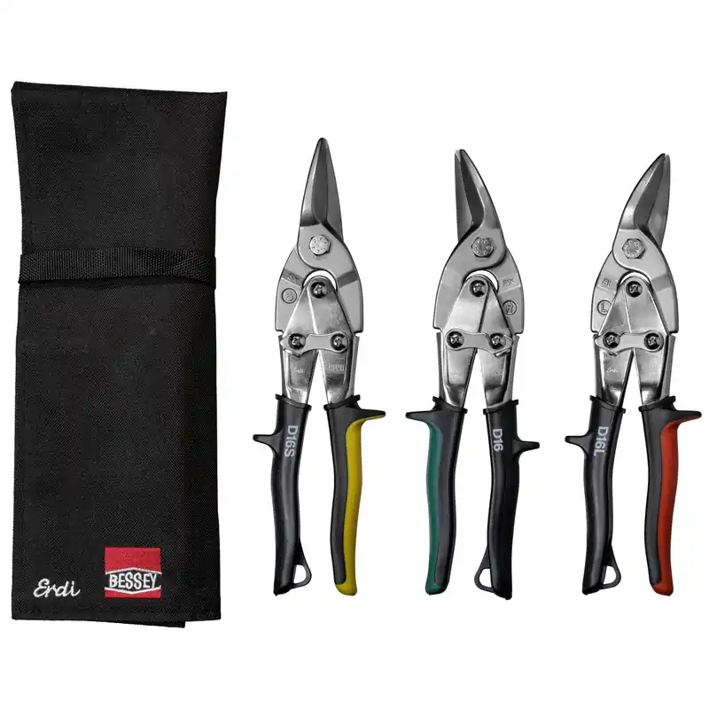 BESSEY Figuren-Scheren-Set in Rolltasche DSET16 Solange Der Vorrat Reicht