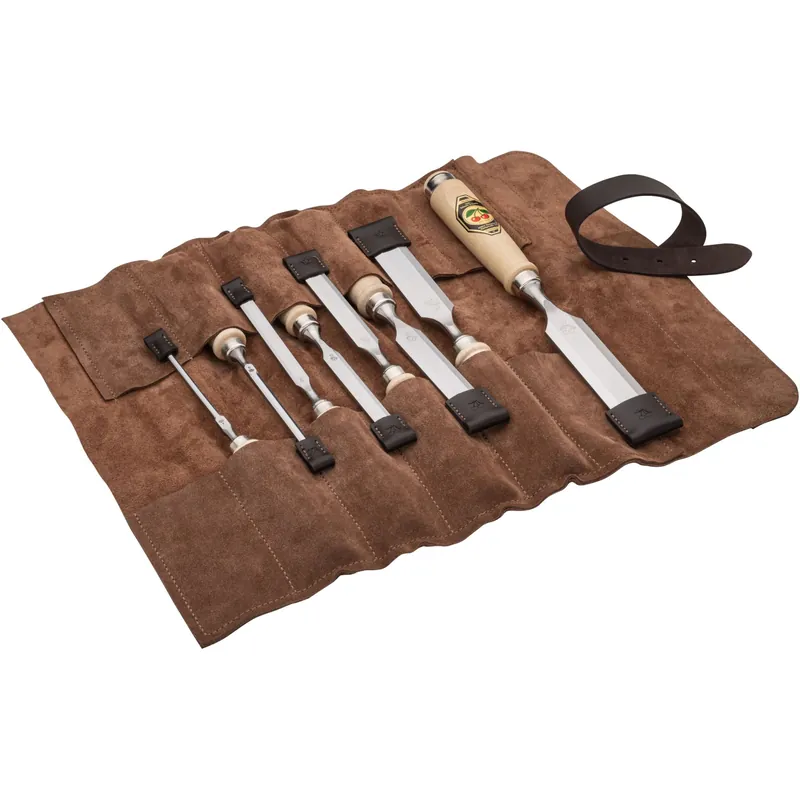 Kirschen Stechbeitelsatz 8-tlg. Tasche 4-6-10-12-16-20-26-30 Abverkauf