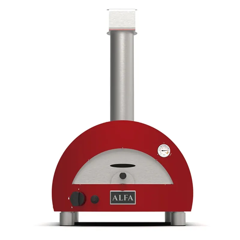 Alfa Forni Linea Moderno Portable Pizzaofen Antique Red Kracherpreis