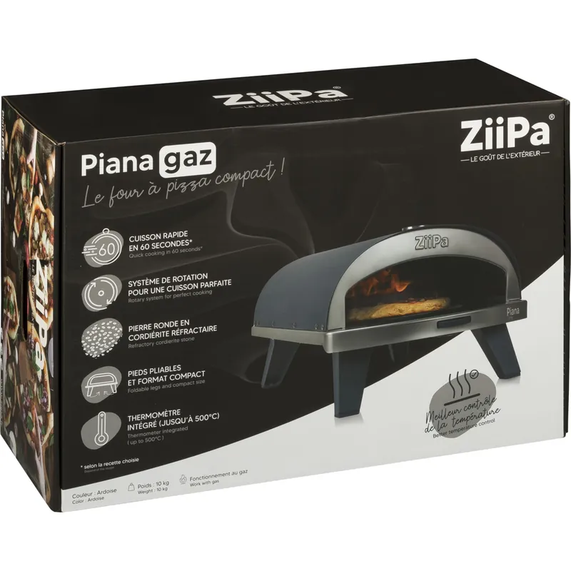 Sonderangebot ZiiPa Piana Gas-Pizzaofen Farbe Schiefer