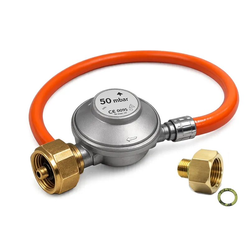 Sonderangebot Alfa Forni Gas Anschluss-Set 50mBar 1,5kg/h, 80 cm Schlauch
