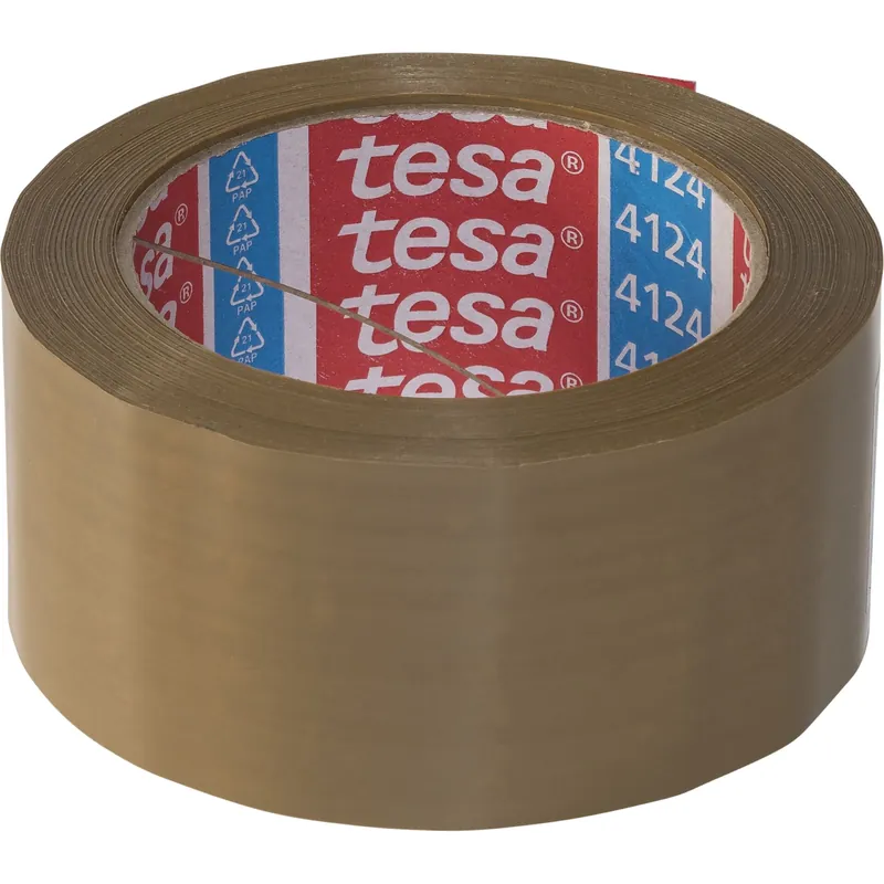 Neuheit Tesa Packband 66m x 50mm PVC braun 04124