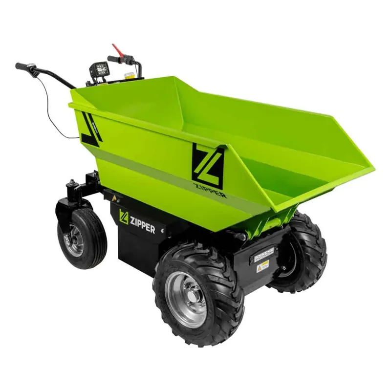 Zertifiziert Zipper ZI-ED500 Elektro-Rad-Dumper