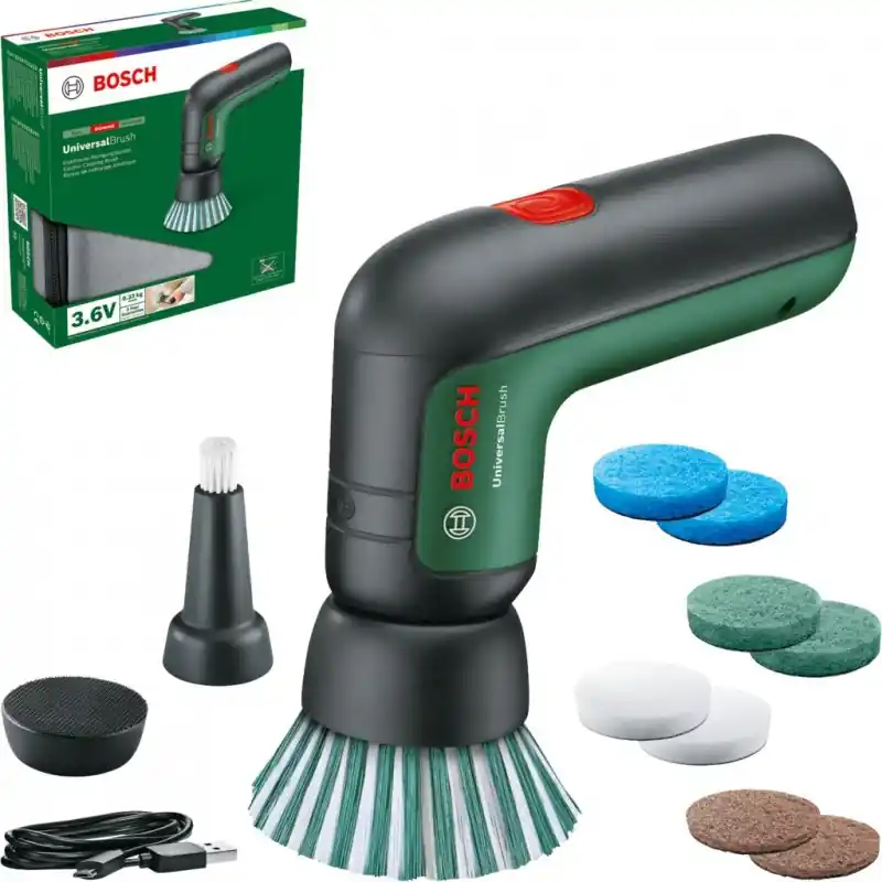 Rabatt BOSCH UniversalBrush Akku-Reinigungsbürste 06033E0002