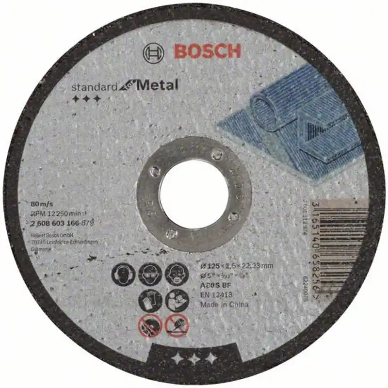 Wochenendangebot BOSCH Trennscheibe gerade Standard for Metal A 30 S BF, 125mm, 22,23mm, 2,5mm 2608603166