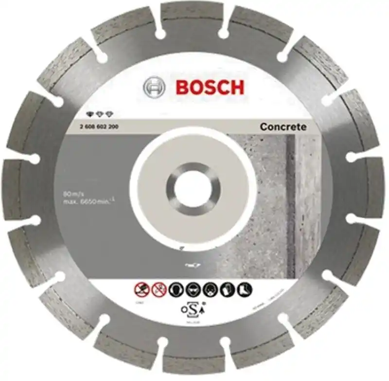 Sonderangebot BOSCH Diamanttrennscheibe Standard für Concrete, 230 x 22,23 x 2,3 x 10 mm, 2608602200