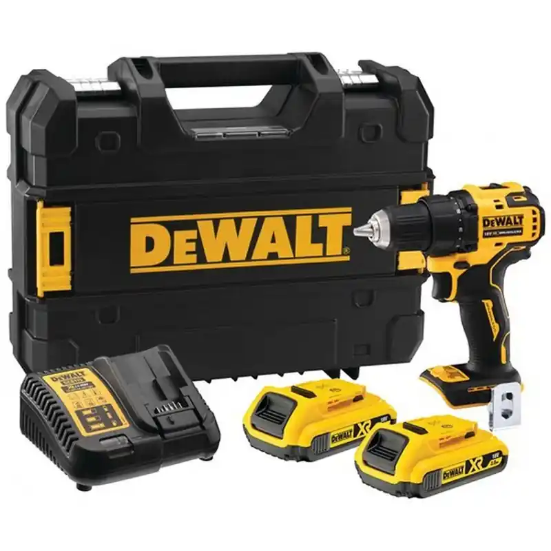 DeWALT DCD708D2T Akku Kompakt-Bohrschrauber 65 Nm XR (18V/2×2,0Ah) Tstak Koffer Knallerangebot