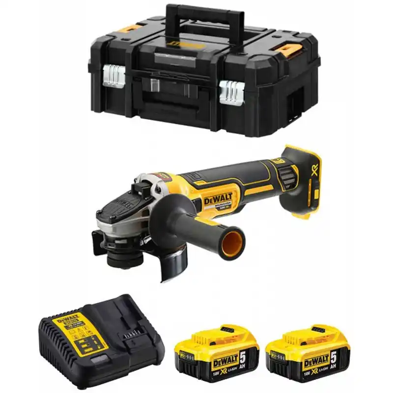 DeWALT DCG405P2-QW Akku - Winkelschleifer 125mm, XR (18V/2x5,0Ah) Tstak Top-Angebot