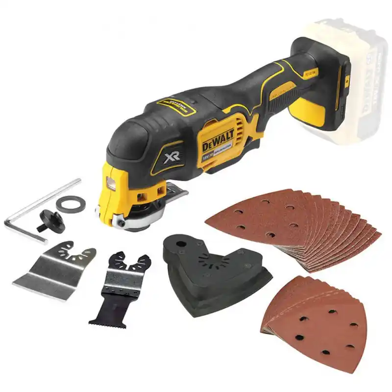 DeWALT DCS355N-XJ Akku-Multifunktionswerkzeug (18V/ohne akku) + 29 tlg. Zubehör Set Jetzt Bestellen