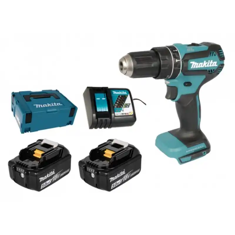 Direktkauf Makita DHP485RTJ Akku-Schlagbohrschrauber Li-ion (2x5,0Ah/18V) Makpac