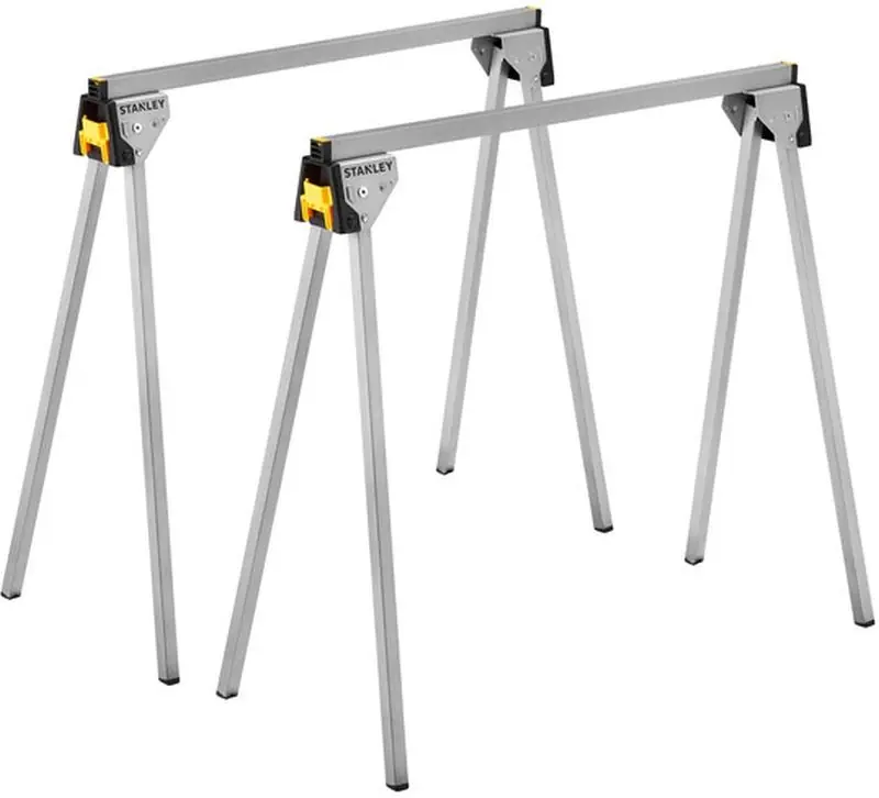 Stanley STST81337-1 Unterstellböcke aus Metal, belastbar bis 450 kg, 2 Stück Beliebt