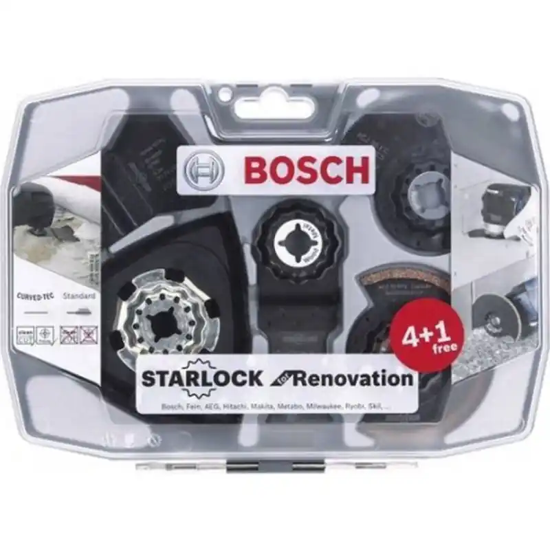 BOSCH Professional Starlock Best for Renovation 4+1, Sägeblatt-Satz, 5-teilig 2608664624 Sofort Bestellen