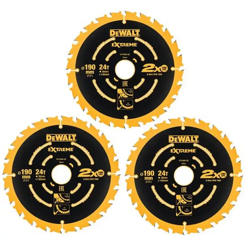 Direkt Vom Hersteller DeWALT DT10399-QZ Kreissägeblatt Handkreissäge 190 x 30mm 24WZ