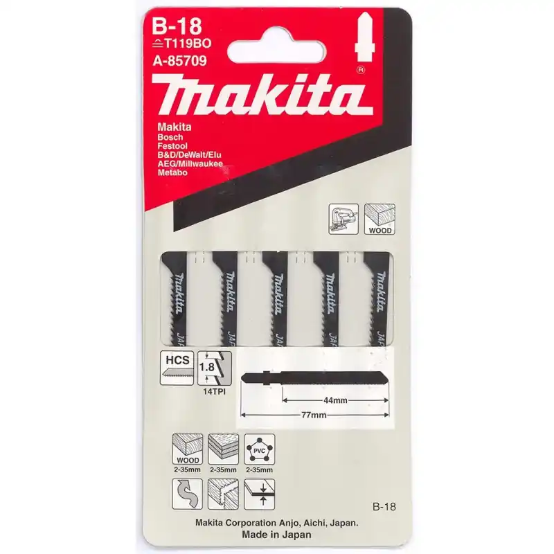 Makita A-85709 Stichsägeblatt 45mm, B-18 5St. Preis Gesenkt
