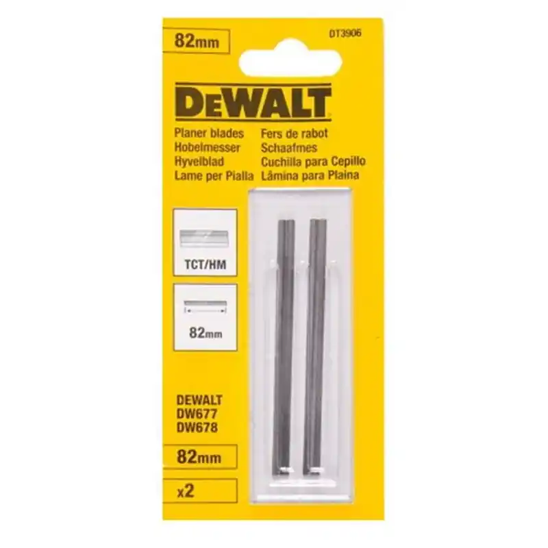 DeWALT DT3906-QZ Hobelmesser, 82 mm, 2 Stück Super-Preis