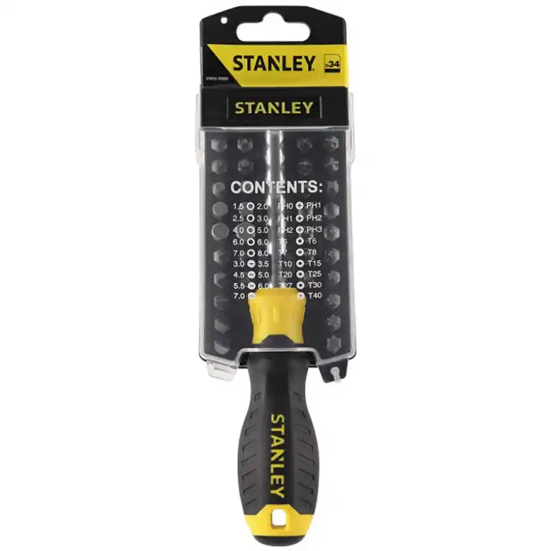 Nur Heute Stanley STHT0-70885 Multibit-Schraubendreher-Satz mit 34 Bits