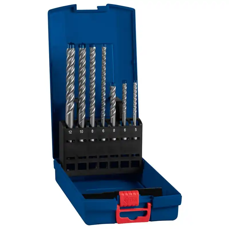BOSCH EXPERT SDS plus-7X Hammerbohrer-Set, 5/6/6/8/8/10/12 mm, 7-tlg. 2608900195 Preisreduziert