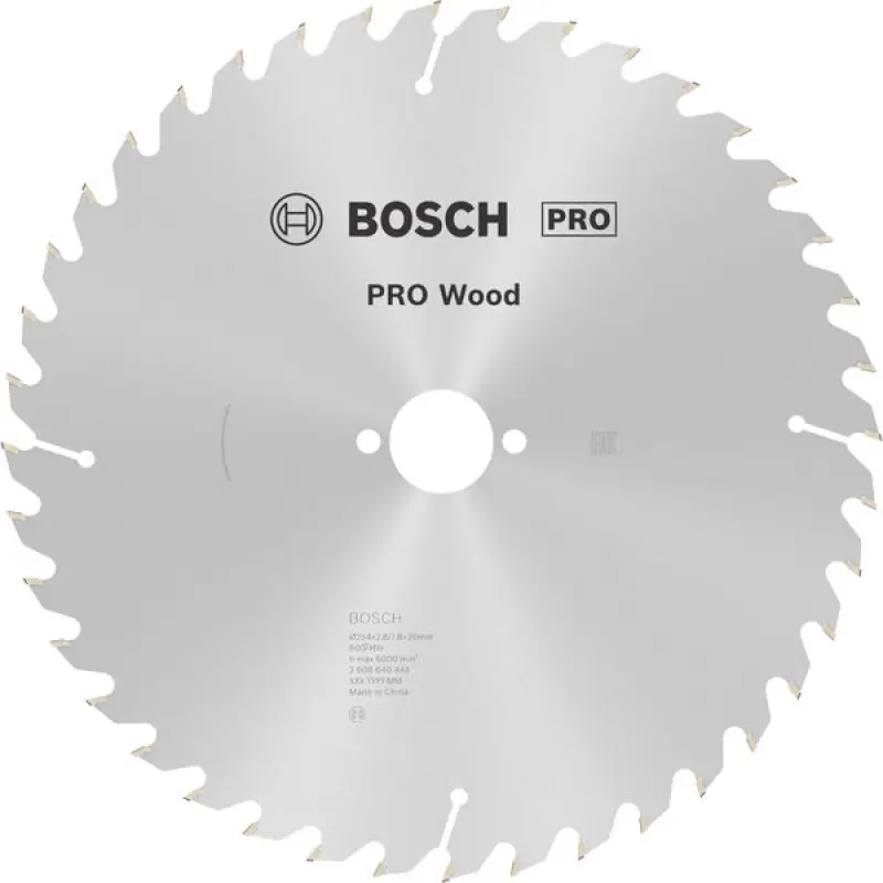 Neuheit BOSCH Kreissägeblatt Optiline Wood für Kapp-und Gehrungssägen, 254 mm 2608640444