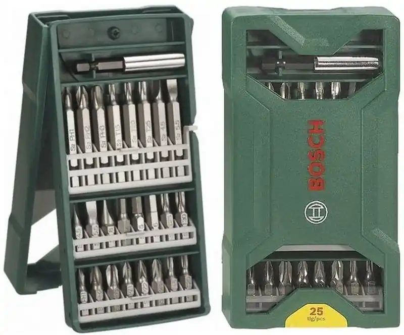 Echt BOSCH 25-tlg Bit-Set Mini X-Line 2607019676