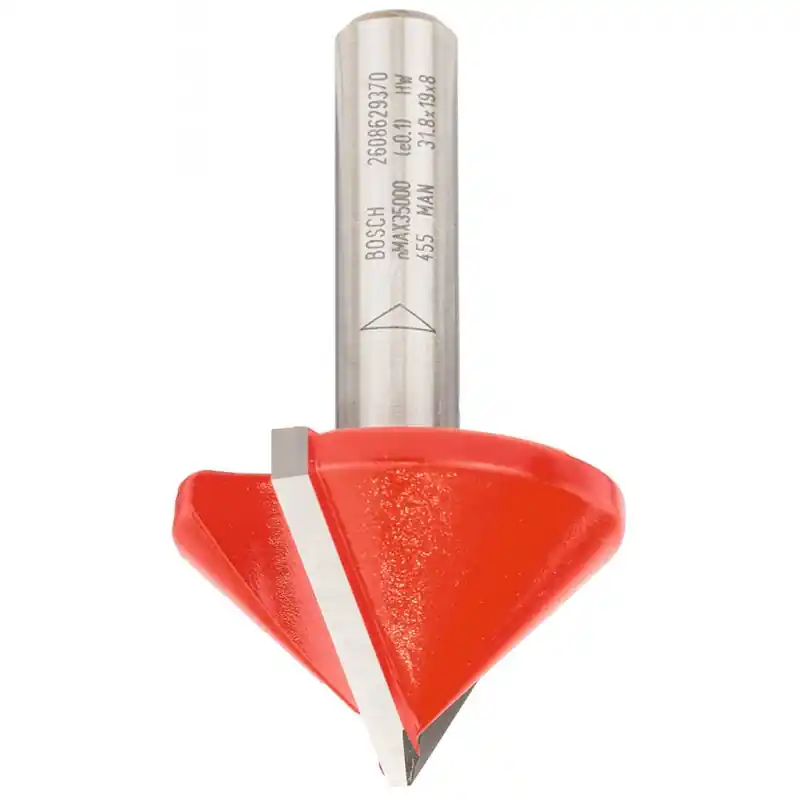 Preiswert Bosch V-Nutfräser, 8 mm, D 31,8 mm, L 19 mm, G 51 mm, 90°