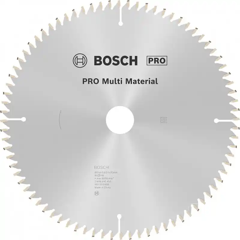 BOSCH PRO Multi Material Kreissägeblatt, 254 x 30 x 3,2 mm, 80 2608640450 Aktuell