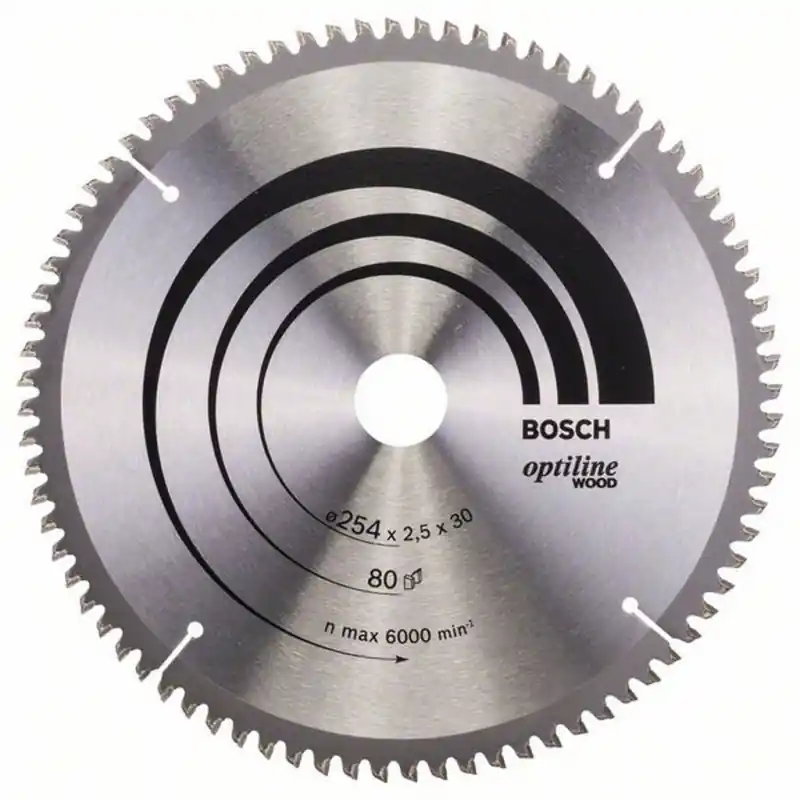 Sichere Zahlung Bosch Kreissägeblatt Optiline Wood für Kapp- und Gehrungss., 254 x 30 x 2,5, 80,2608640437