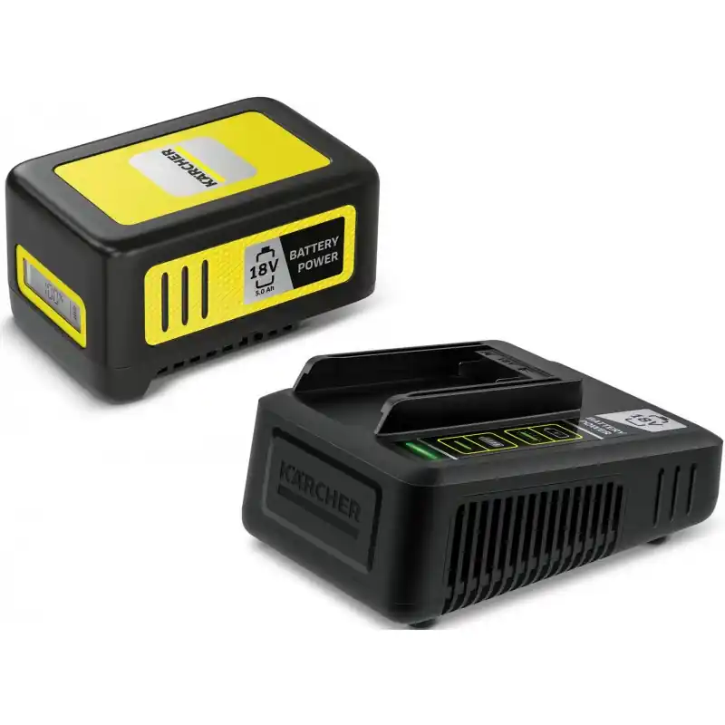 Ausverkauf Kärcher Battery Power Akku und Schnellladegerätt 18V/5,0Ah 2.445-063.0