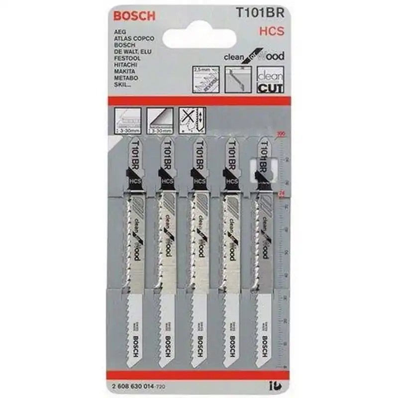 BOSCH Stichsägeblatt T 101 BR, Clean for Wood 2608630014 Top-Angebot