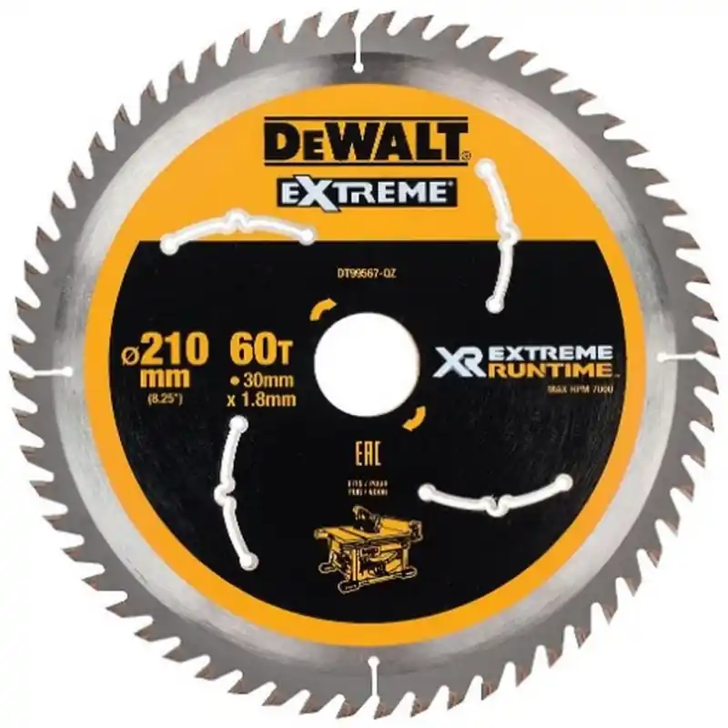 DeWALT DT99567-QZ Kreissägeblatt stat. 210/30mm 60WZ/FZ Abverkauf