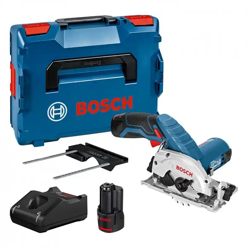 BOSCH GKS 12V-26 PROFESSIONAL Akku Kreissäge mit 2 x 3,0 Ah Li-Ion Akku, L-BOXX 06016A1005 Preiswert