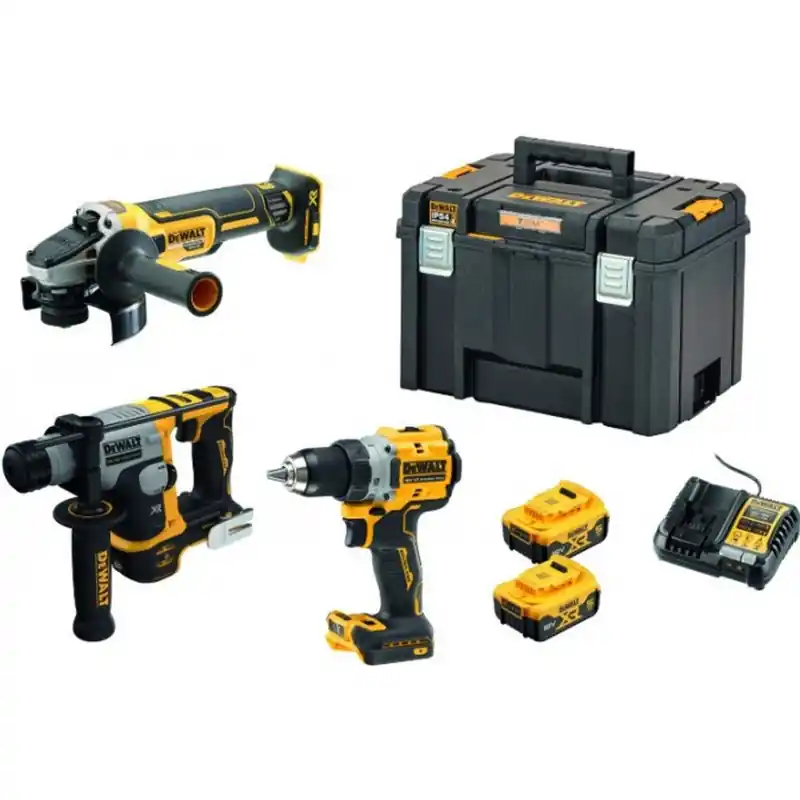 Preiswert DeWALT DCK355P2T-QW Akku-Kombopack (DCD800+DCG405+DCH172)+(18V/2x5,0Ah)Tstak