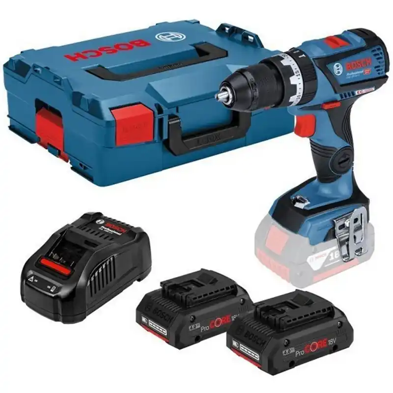 Finale Aktion BOSCH GSR 18V-50 Akku-Bohrschrauber, 18V, 2x 5,0 Ah. 06019H5001