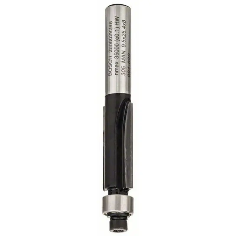 Bosch Bündigfräser 8 mm, D1 9,5 mm, L 25,4 mm, G 68 mm Geprüft
