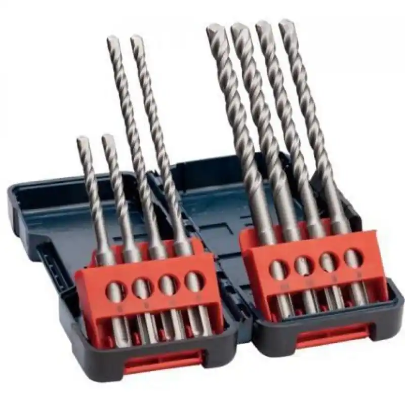 Solange Der Vorrat Reicht BOSCH SDS Plus-3 Set 8 teilig Betonbohrer inTough Box 2607019903