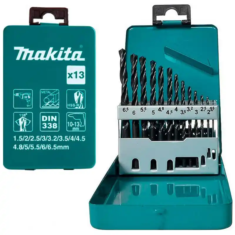 Knallerangebot Makita D-54075 Metallbohrer HSS-R 1,5-6,5mm, 13Tlg.