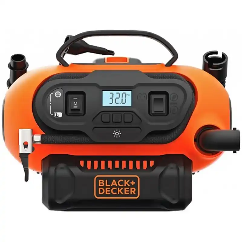 Billig Black & Decker BDCINF18N-QS Kompressor (11bar/230V/12V/18V/ohne Akku und Ladegerät)