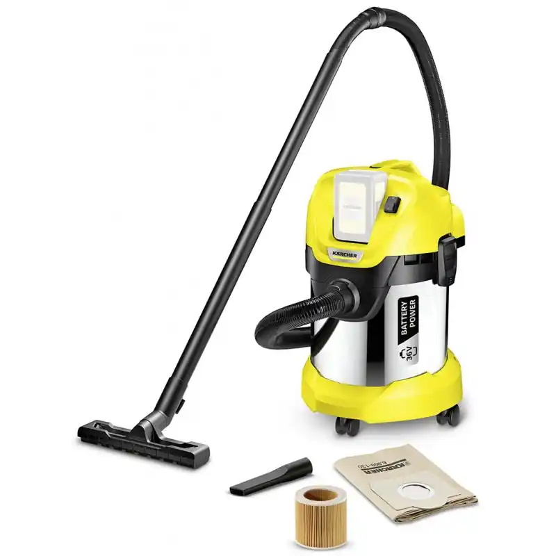 Billig Kärcher WD 3 Premium Battery Mehrzwecksauger (36V/ohne Akku/17L) 1.629-950.0