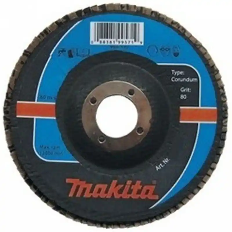 Expressversand Makita P-65193 Fächerschleifscheibe 125x22,23mm K80 Korund