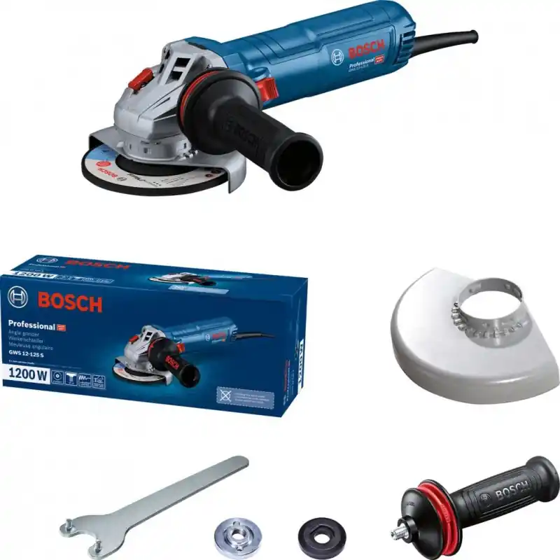 BOSCH GWS 12-125 S PROFESSIONAL Winkelschleifer 06013A6020 Online Kaufen