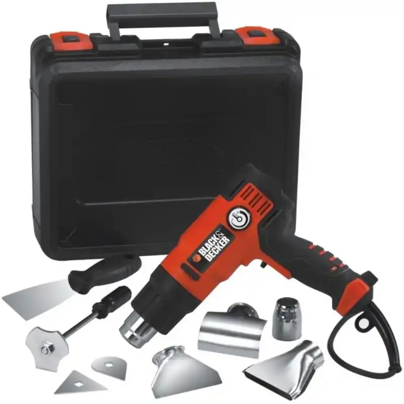 Black & Decker KX2200K-QS Heissluftgerät (2000W/65°C-645°C), Koffer Solange Der Vorrat Reicht