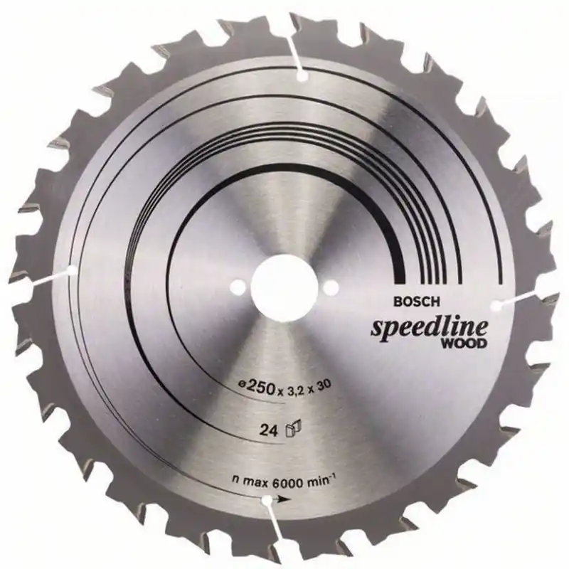 BOSCH Kreissägeblatt Speedline Wood, 250 x 30 x 3,2 mm, 24 2608640680 Sofort Bestellen